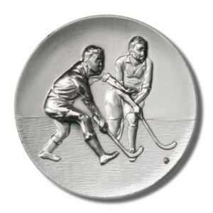Great Britain - Third Armored Division  - Field Hockey Team Award - Attackers - Silver-plated Medal