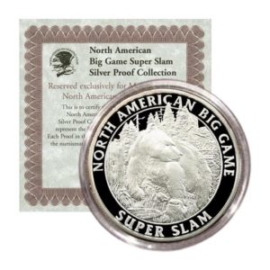 North American Hunting Club - Big Game Super Slam - Black Bear - Proof Silver Medal