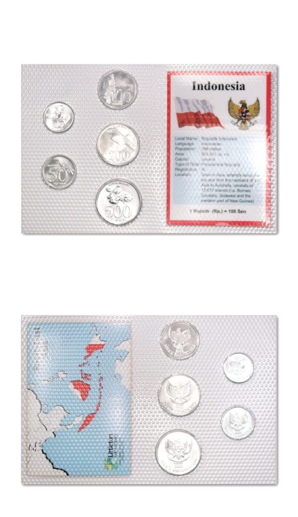 Indonesia - Type Set - Uncirculated Coins In Packaging