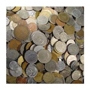 Assorted Bulk World Coins - One Pound - 90 to 110 Coins