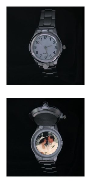 Ladies' Stainless Steel Photo  Watch - Quartz - Brand New