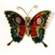 Jewelry - Swallowtail Butterfly Pin 66 - 1 11/2 inches by 1 1/2 inches