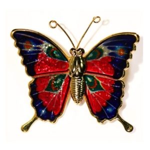 Jewelry - Swallowtail Butterfly Pin 68 - 1 11/2 inches by 1 1/2 inches