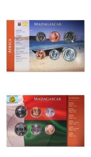 Madagascar - 6 Coin Type Set - 1