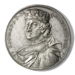 Birth of Edward I Quincentennial-Engraved and Cast by Jean Dassier in 1731-41mm-Souvenir Medal