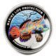 Palau Mandarin Fish - Synchiropus splendidus $1 Neptune & Mermaids Colored Coin