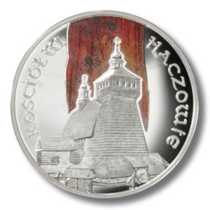2006 20zł Haczowie Church Silver Coin from Poland