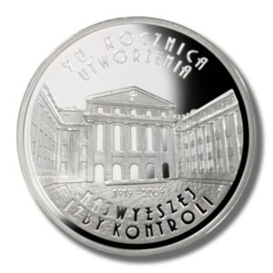 2009 Polish 10zł Supreme Chamber  Silver Coin
