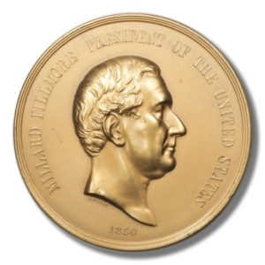 Millard Fillmore 77mm Bronze Presidential Medal