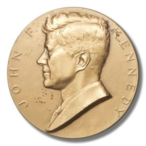 John F. Kennedy 76mm Bronze Presidential Medal