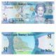 2010 Cayman Islands Marine Life $1 Crisp Uncirculated Banknote