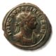 Bronze Coin of Roman Emperor Aurelian (270-275 AD). Antoninianus in Very Fine condition.
