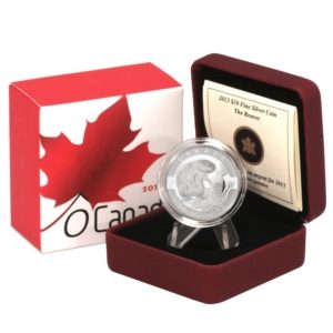 2013 Canada Beaver $10 Proof Silver Coin
