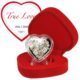 2012 Tokelau One Dollar "True Love" Heart-shaped Proof Silver coin