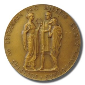 1920 Austrian Bronze Medal of Engineers and Architects of Vienna