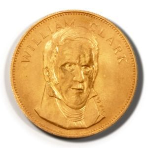 1971 Franklin Mint Husky Oil Co. Rugged American Medal of William Clark