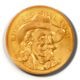 1971 Franklin Mint Husky Oil Co. Rugged American Medal of Buffalo Bill Cody