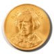 1971 Franklin Mint Husky Oil Co. Rugged American Medal of Kit Carson