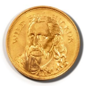 1971 Franklin Mint Husky Oil Co. Rugged American Medal of Wild Bill Hickok