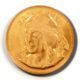 1971 Franklin Mint Husky Oil Co. Rugged American Medal of Sacajawea