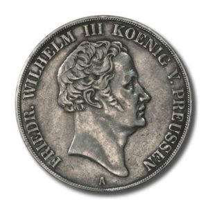 German States-Friedrich Wilhelm III-Prussia-2 Thaler-1840A-Silver Crown-KM425 Extra Fine