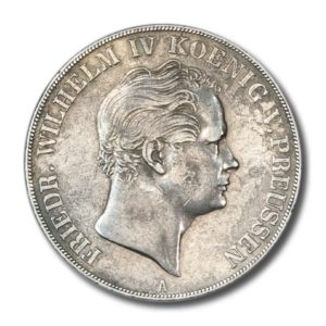 German States - Friedrich Wilhelm IV - Prussia - 2 Thaler - 1842 A - Silver Crown - KM-440.1 - AU