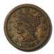 USA - Large Cent - Braided Hair - 1c - 1846  - Very Fine