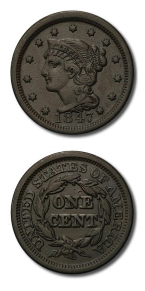 United States - Matron Head Large Cent - 1