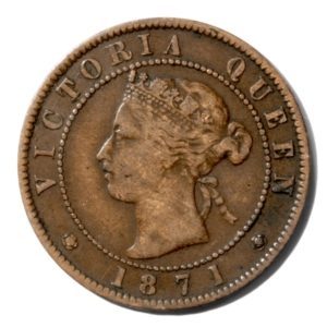 Canada - PRINCE EDWARD ISLAND - One Cent Token - 1871  - XF - Breton-915