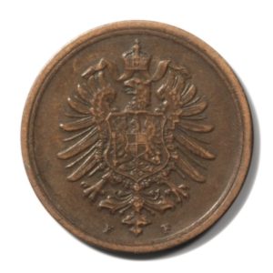 German Empire - Wilhelm I - 1 Pfennig - 1874 F - Extra-Fine - Km1
