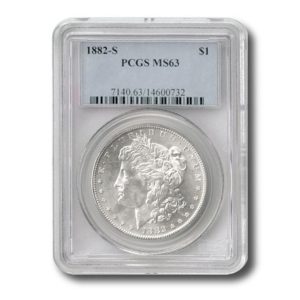 1882-S Morgan Silver Dollar CERTIFIED