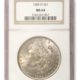 United States - Morgan Dollar - 1884 O - NGC MS64 - Reverse Toning!