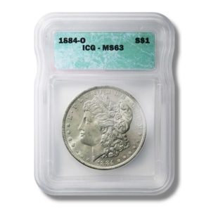United States - Morgan Dollar - $1 - 1884O - ICG MS63