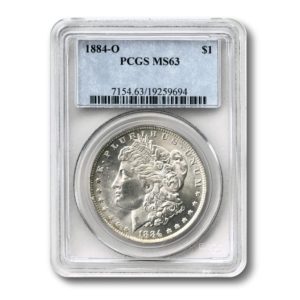 1884 Morgan Silver Dollar CERTIFIED