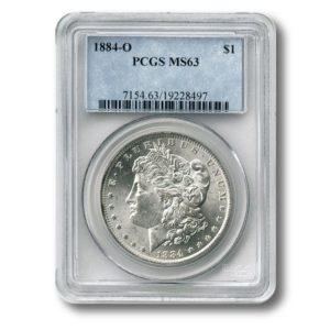 1884-O Morgan Silver Dollar CERTIFIED