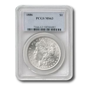 1886-P Morgan Silver Dollar CERTIFIED