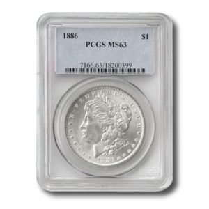 1886-P Morgan Silver Dollar CERTIFIED
