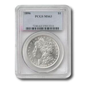 1896-P Morgan Silver Dollar CERTIFIED