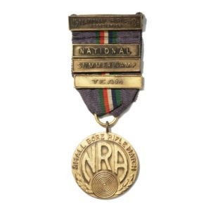 1928 NRA Small Bore Rifle Match National Summer Camp Team Medal