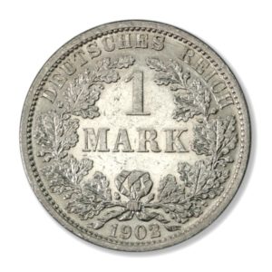 German Empire - Imperial Coinage - 1 Mark - 1902 A - Silver Coin - UNC -KM-14