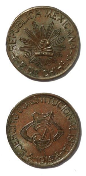 Mexico - Chihuahua Revolutionary - 5 Centavos - 1914  - UNC - KM613