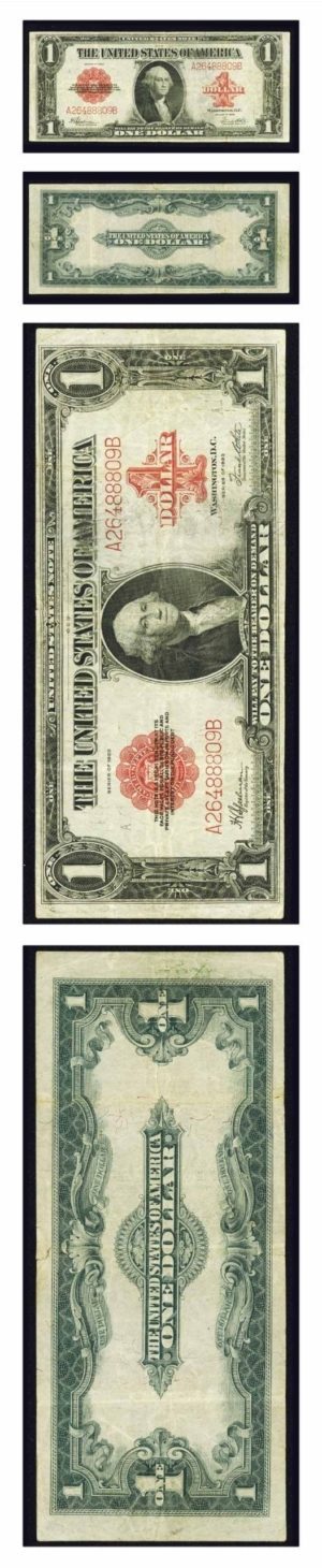 USA - United States Note - Red Seal - $1 - 1923 - Fr 40 - Fine