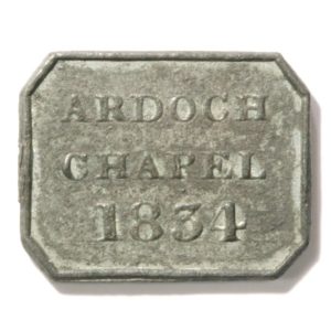 1834 Ardoch Perthshire Scottish Communion Token