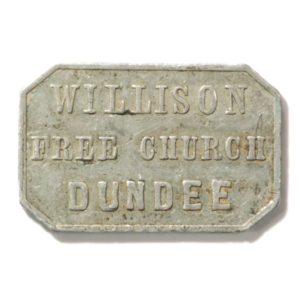 19th Century Dundee Angus Scottish Communion Token
