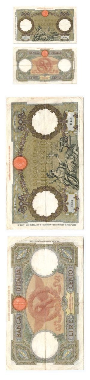 Italy - Banca D'  Italia - 100 Lire - 1931  - Pick 55 - Very Fine