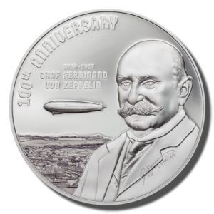 2017 Graf Zeppelin 3oz $20 Proof Silver Coin