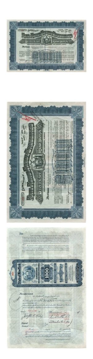 New York - Railroad Grade Crossings - $1000 - 1940