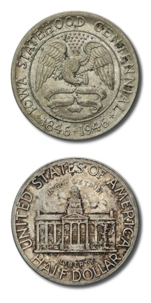 United States - Iowa Statehood Centennial Half Dollar - 1946