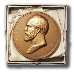 USA - James Garfield - Presidential Medal - Bronze - 77 mm - With Box