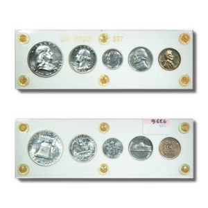 Capital Plastic Case Holder For 2 US Mint Sets Of 5 Coin Cent Half Black Display 